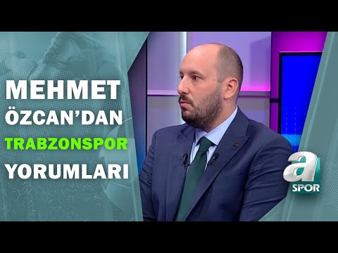 Mehmet Özcan: "Trabzonspor Daha İyi Olacak" / Son Sayfa / 16.10.2020