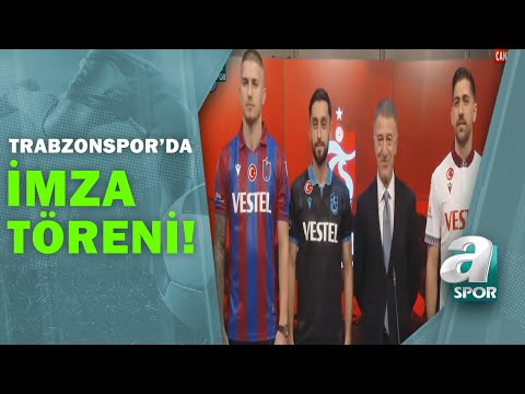 Trabzonspor, Yeni Transferlere İmza Töreni Düzenledi!  / 12.02.2021