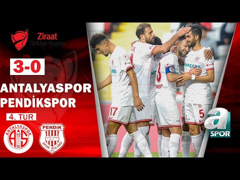 Antalyaspor 3-0 Pendikspor Ziraat Türkiye Kupası 4.Tur Maçı / 09.11.2022