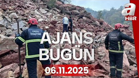 Ordu’da taş ocağında göçük! |  Ajans Bugün - 06.11.2025 | A Haber