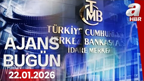 Merkez bankası faizi yüzde 37'ye indirdi! | Ajans Bugün - 22.01.2026 | A Haber